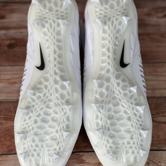 Nike Alpha Menace Pro 2 WIDE Mid Cleats BV3951-100 Size 12.5 White -New No Box main image 4
